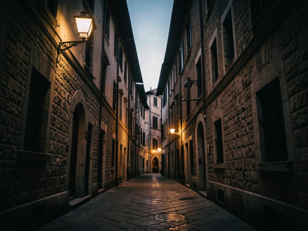 Florence, Italy at dusk