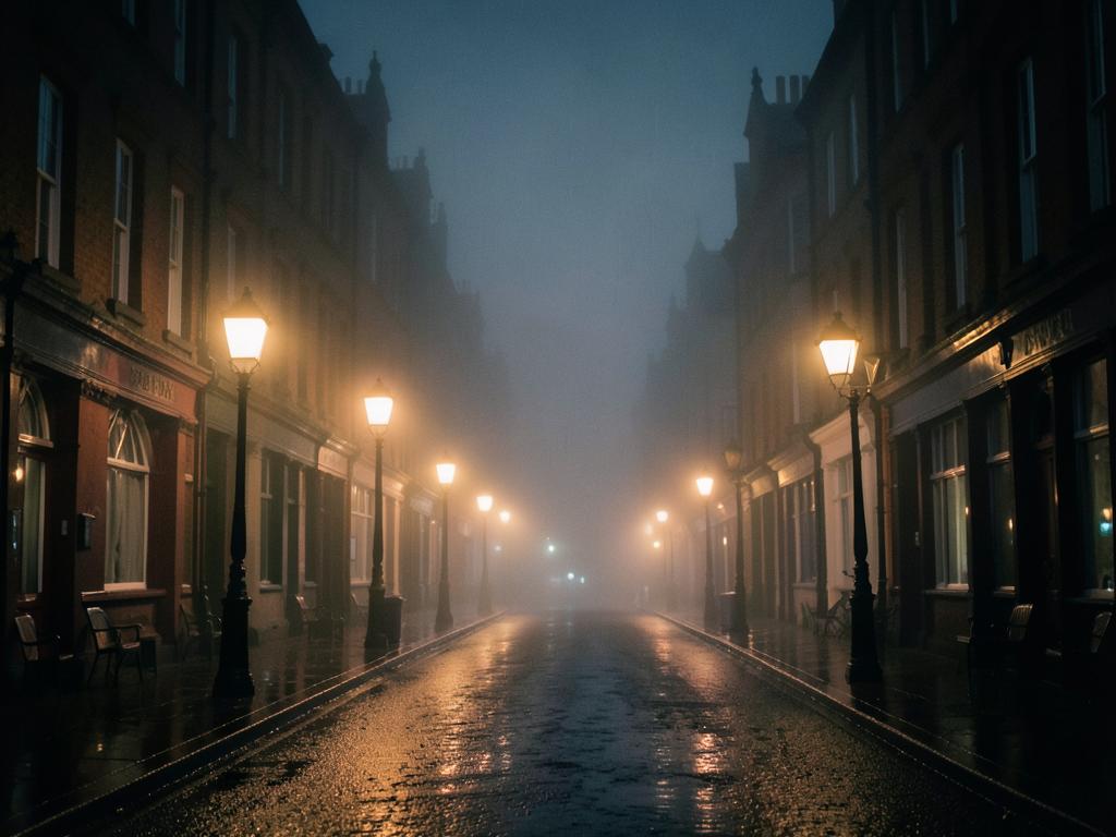 London at dusk