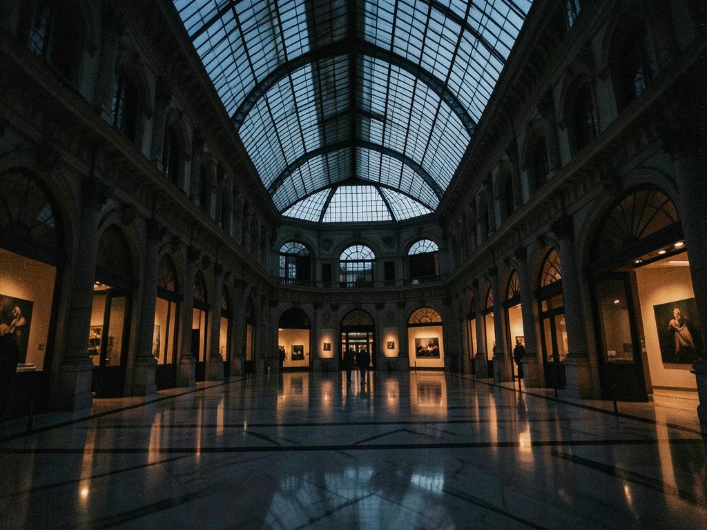 Milan, Italy at dusk