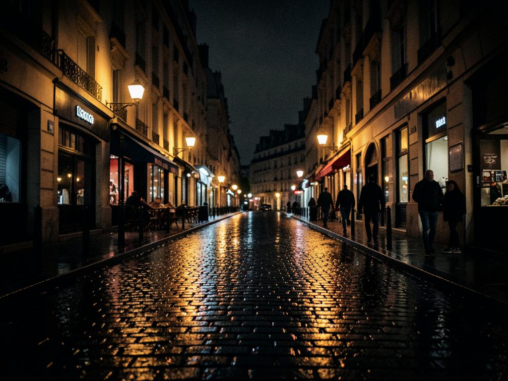 Paris at dusk