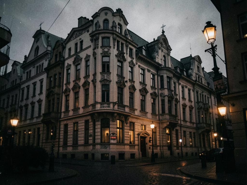 Riga, Latvia at dusk