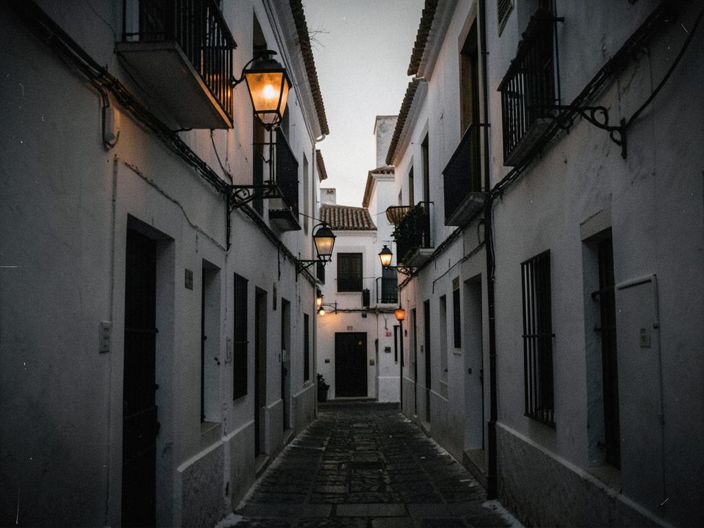 Seville, Spain at dusk