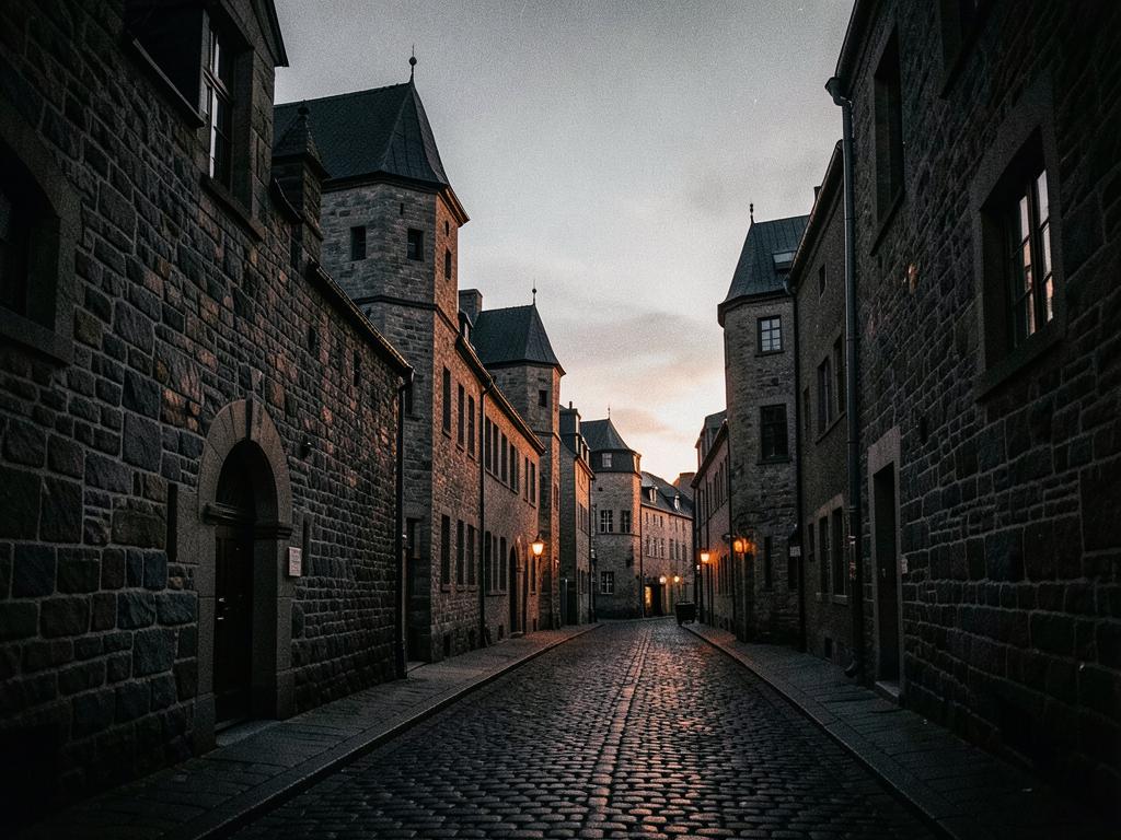 Tallinn, Estonia at dusk