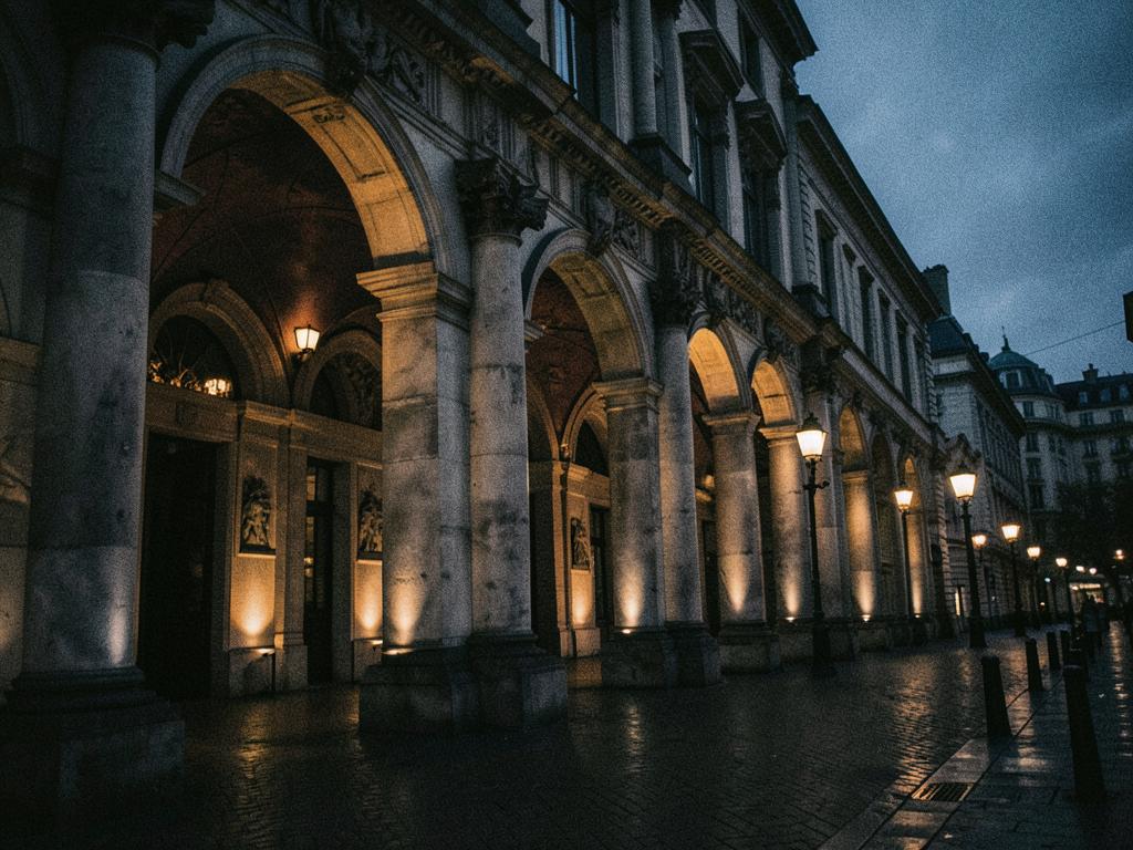 Vienna, Austria at dusk